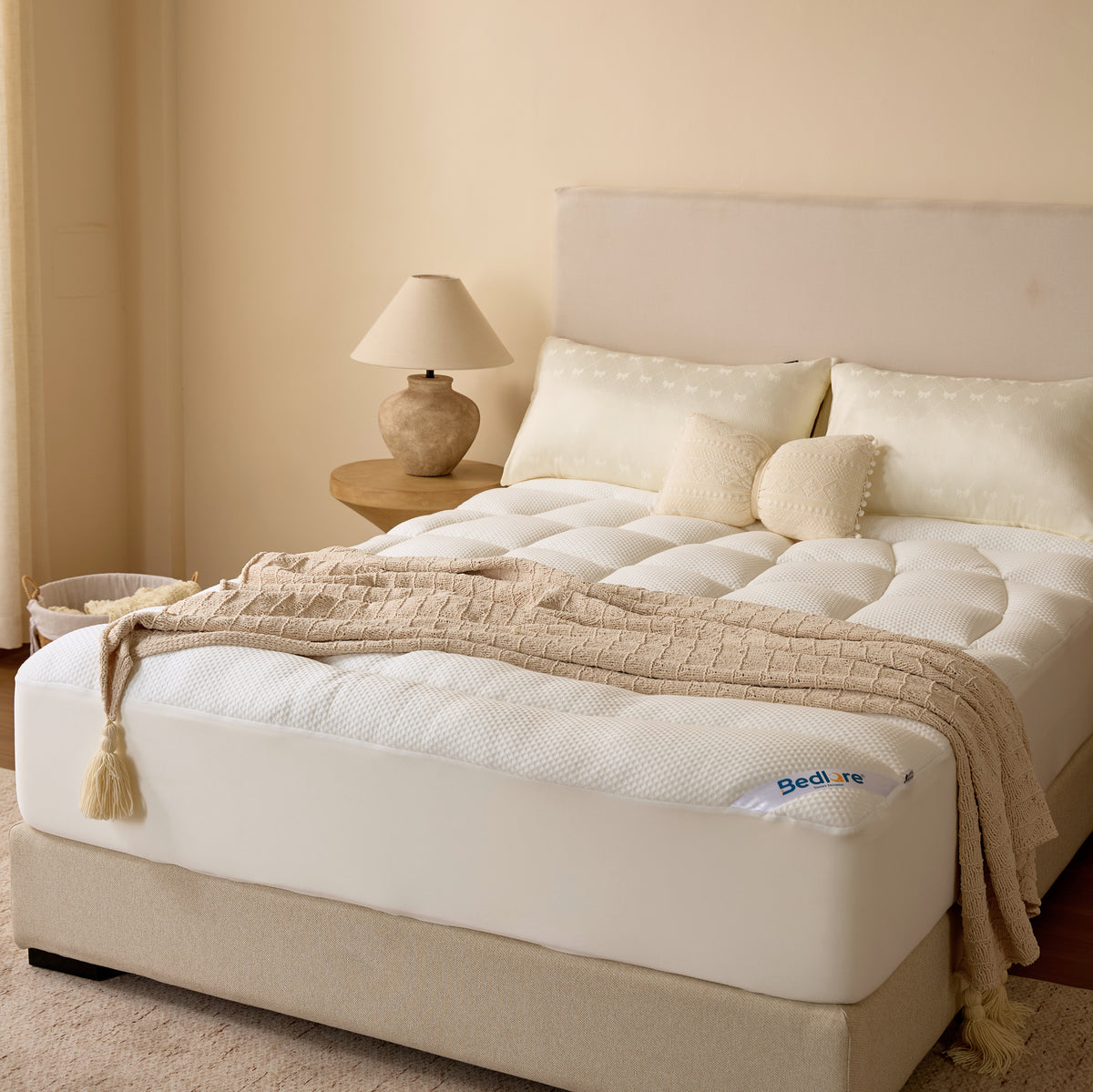 Bedlore® Thick Tencel Blend Mattress Topper
