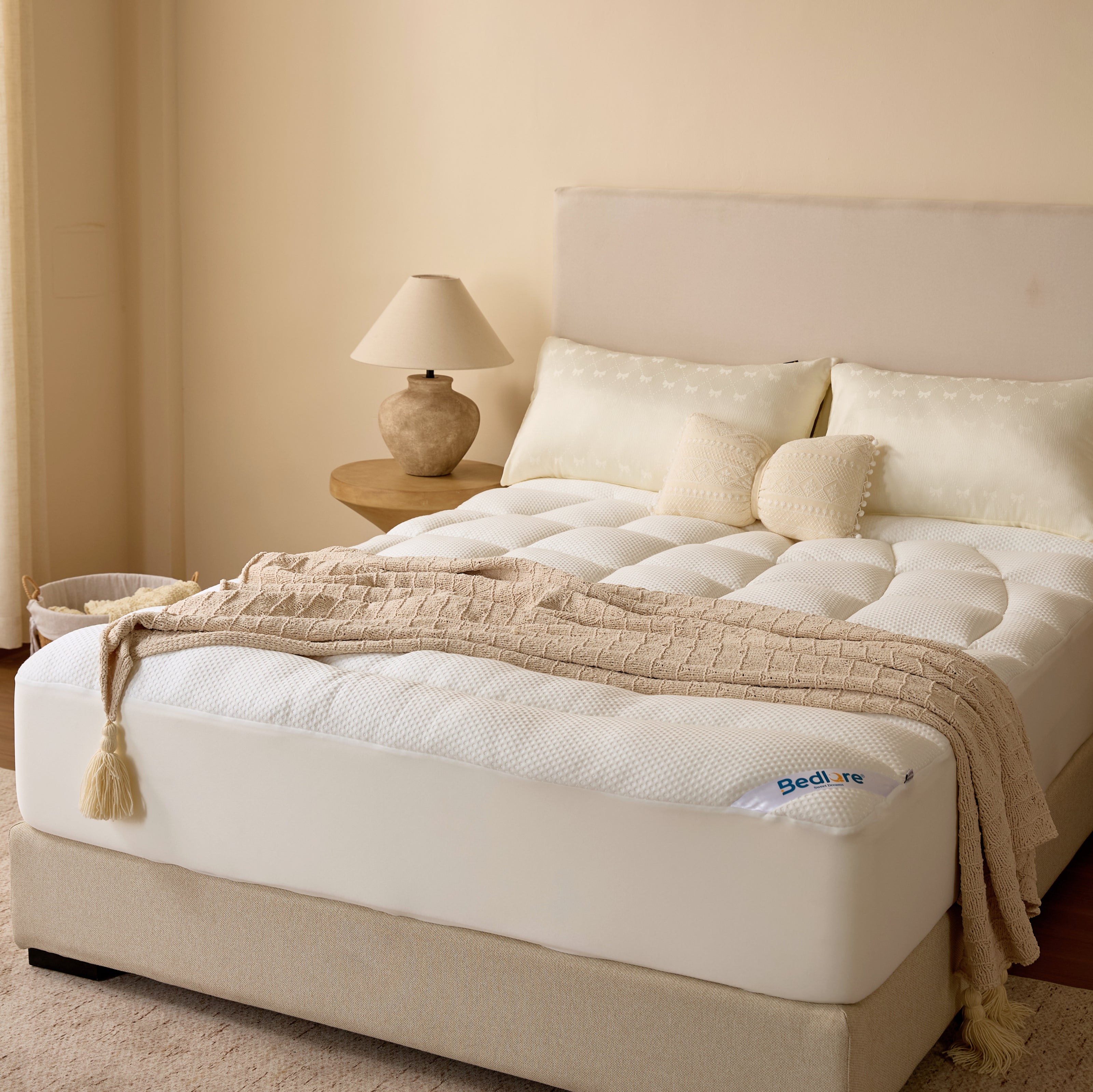 Bedlore® Thick Tencel Blend Mattress Topper