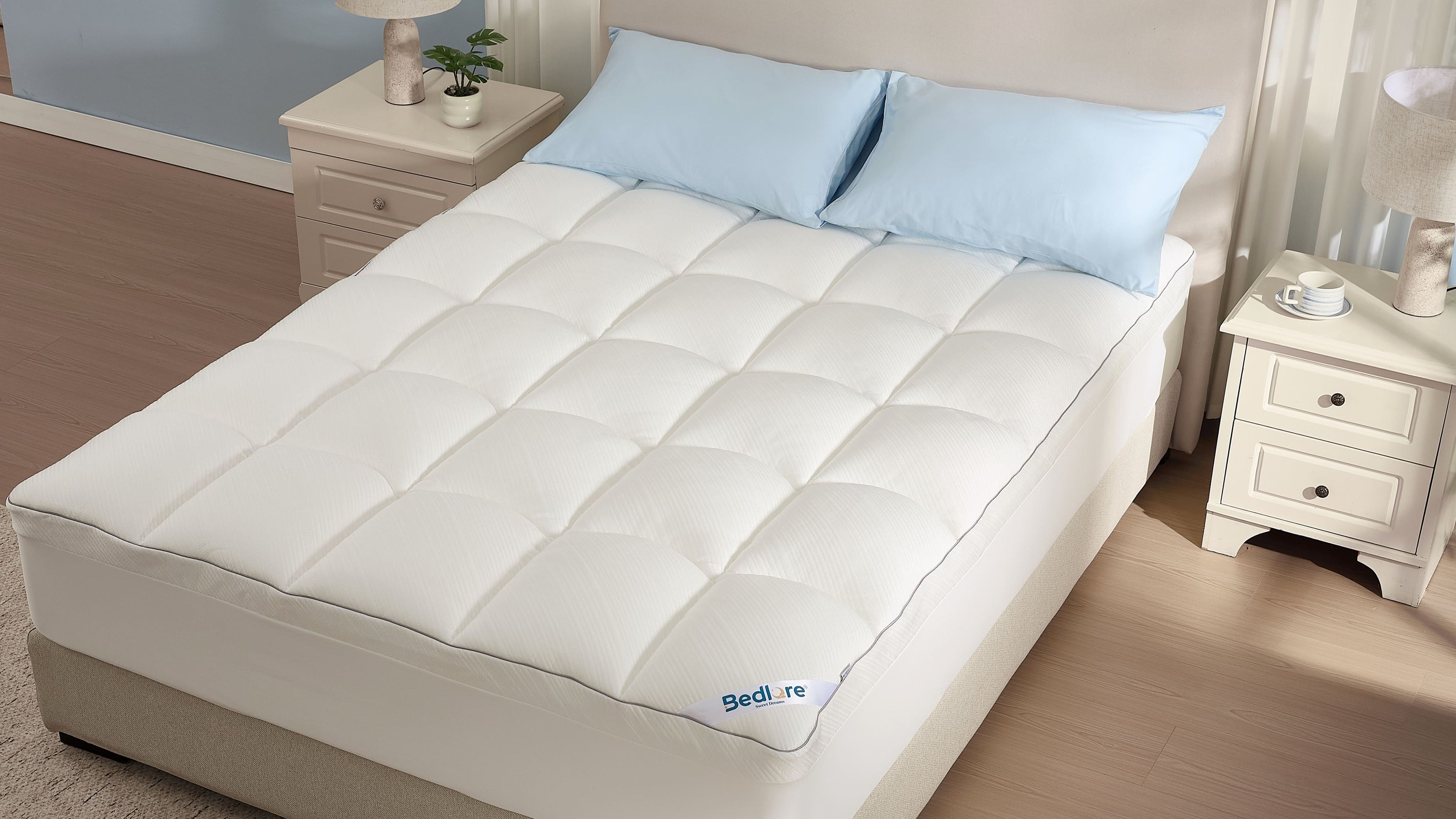 Bedlore® Cooling Fiber Mattress Topper