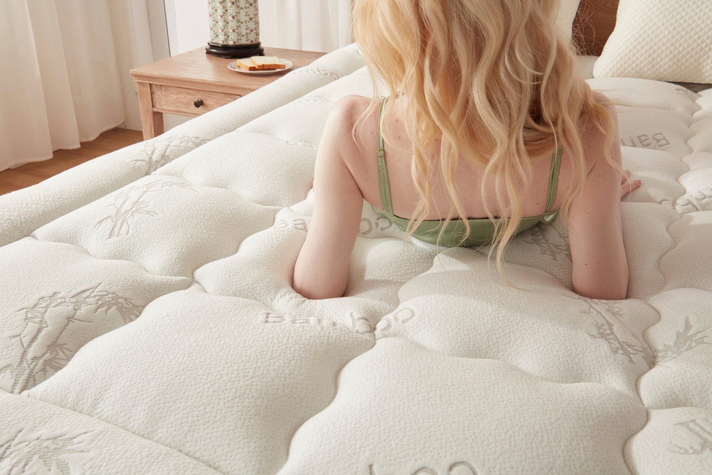 Bedlore® 3D Fill Bamboo Mattress Topper, Cooling & Deep Sleep