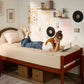 Bedlore® Single Bed 3D Fill Luxurious Bamboo Fabric Mattress Topper