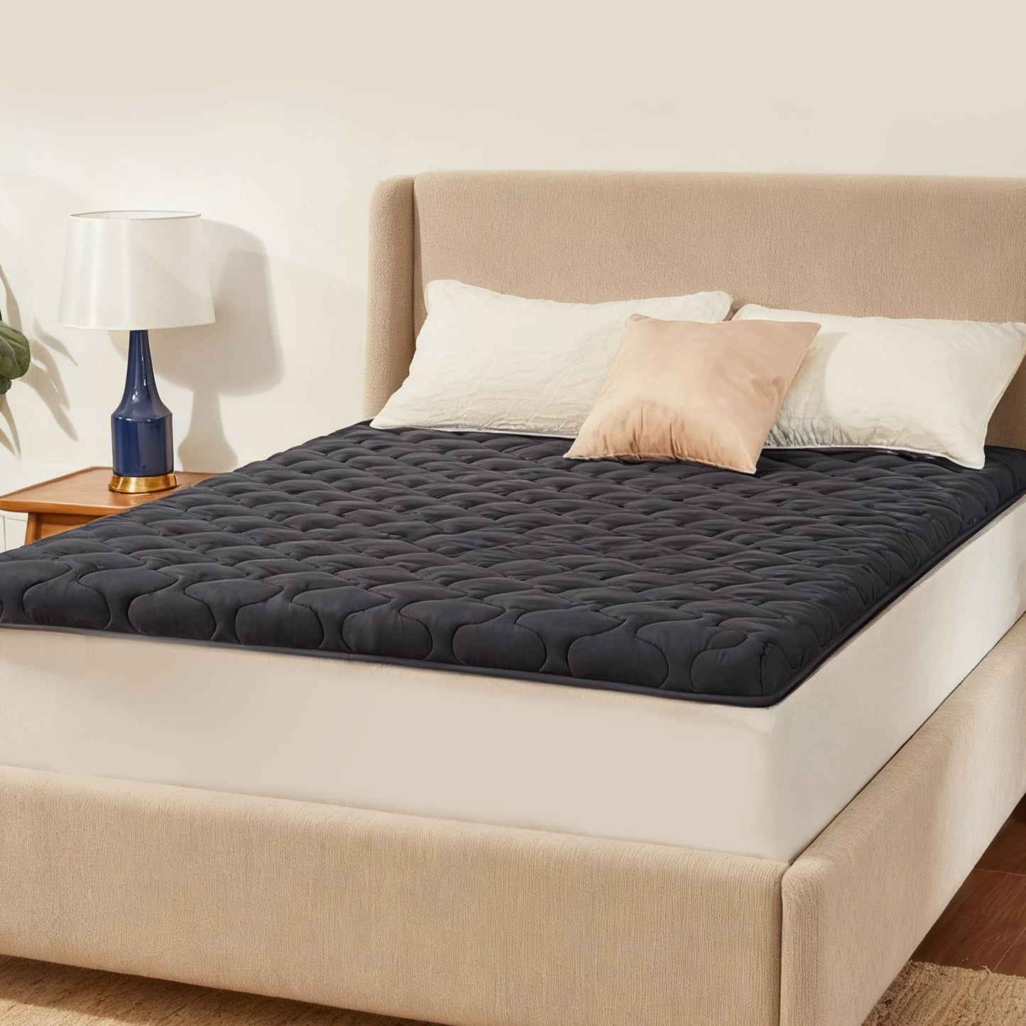 Bedlore® Foldable Japanese Futon with High-Density Foam, 3" Thick Portable