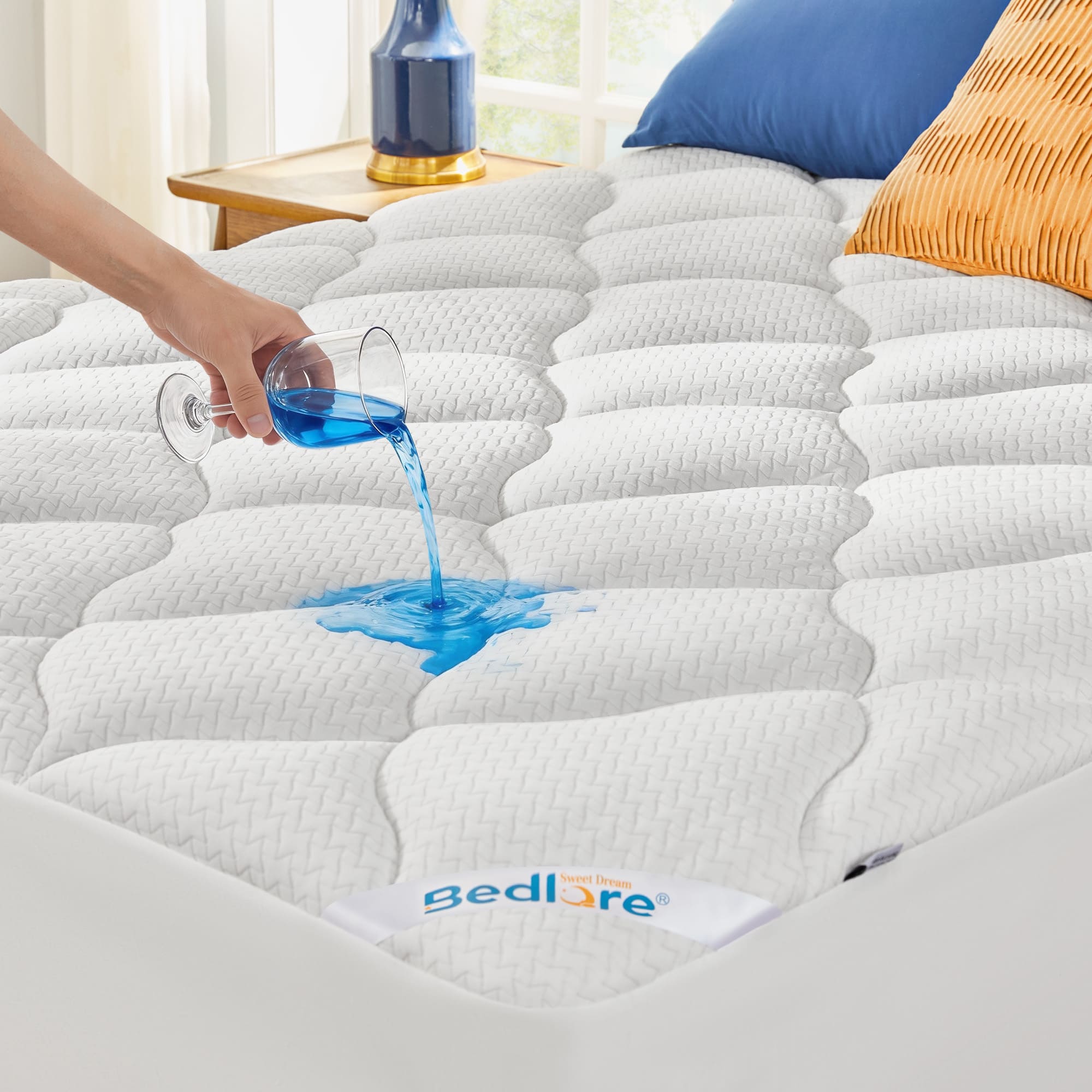 Bedlore Waterproof Mattress Pad – Quilted Breathable Mattress Cover