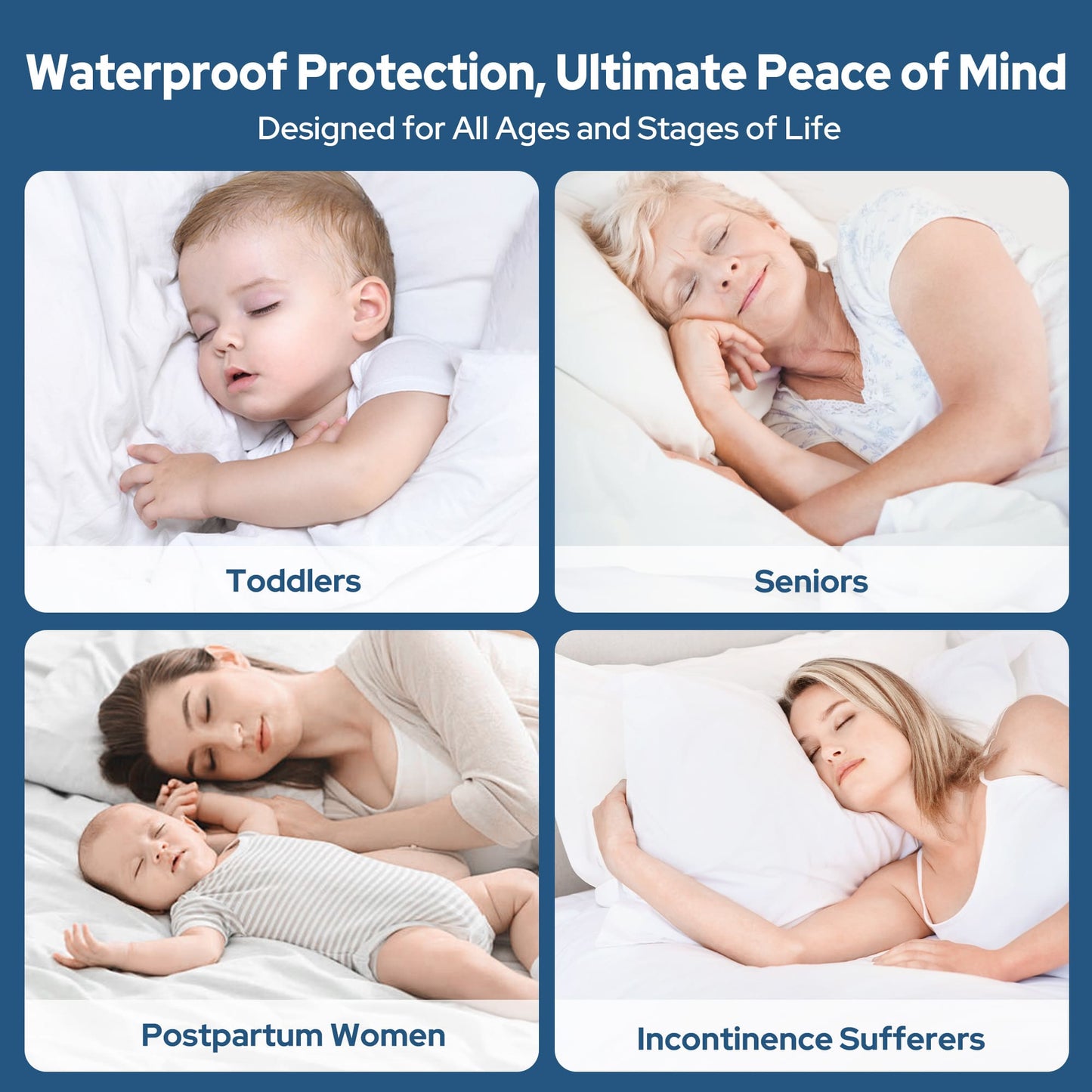 Bedlore Waterproof Mattress Topper – Quilted Breathable Mattress Pad